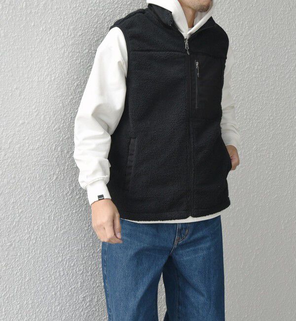 SHIPS any「【WEB限定】SHIPS any:〈撥水加工〉3WAY フリースベスト セット スタンドカラー ブルゾン◇」|ブルゾン・スタジャン|