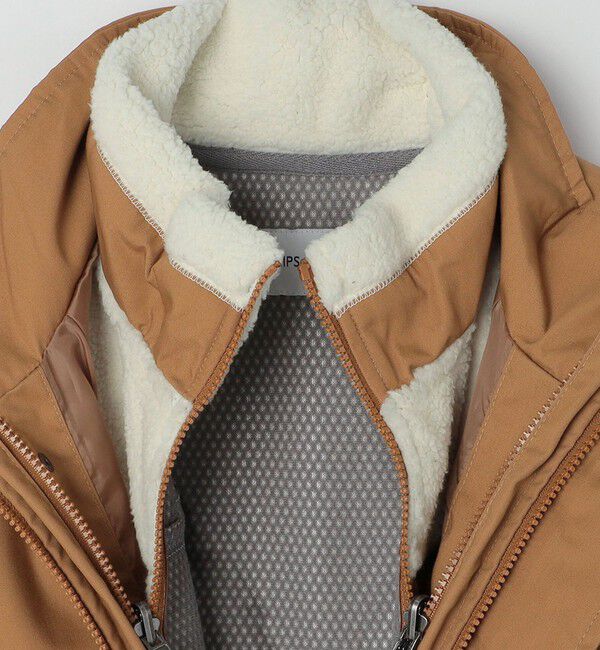 SHIPS any「【WEB限定】SHIPS any:〈撥水加工〉3WAY フリースベスト セット スタンドカラー ブルゾン◇」|ブルゾン・スタジャン|