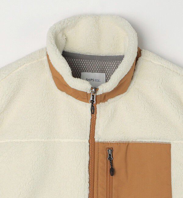 SHIPS any「【WEB限定】SHIPS any:〈撥水加工〉3WAY フリースベスト セット スタンドカラー ブルゾン◇」|ブルゾン・スタジャン|