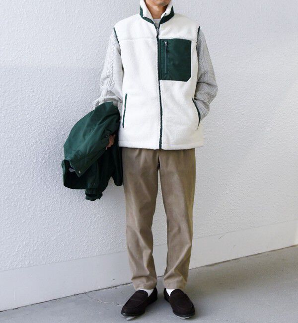 SHIPS any「【WEB限定】SHIPS any:〈撥水加工〉3WAY フリースベスト セット スタンドカラー ブルゾン◇」|ブルゾン・スタジャン|