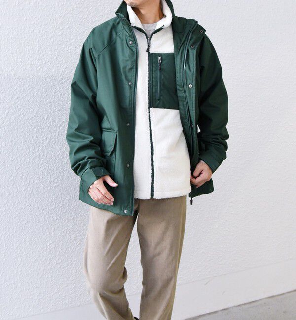 SHIPS any「【WEB限定】SHIPS any:〈撥水加工〉3WAY フリースベスト セット スタンドカラー ブルゾン◇」|ブルゾン・スタジャン|