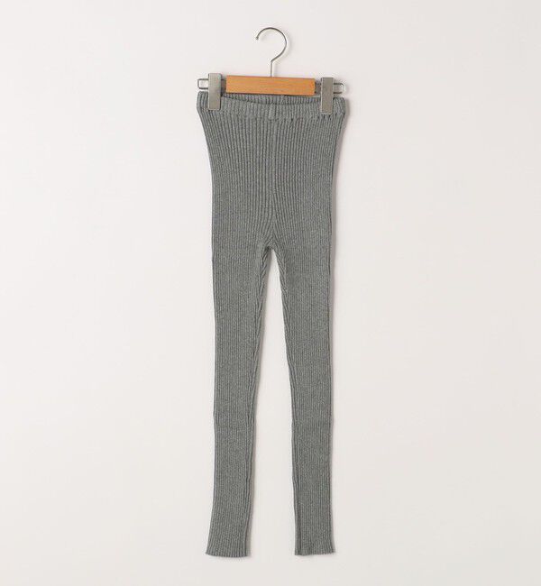 SHIPS KIDS「SHIPS KIDS:130～155cm / リブ レギンス」|レギンス・スパッツ|グレー