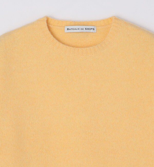 SHIPS「BATEAUX DE SHIPS: ブラッシュド クルーネック プルオーバー ニット」|ニット・セーター|