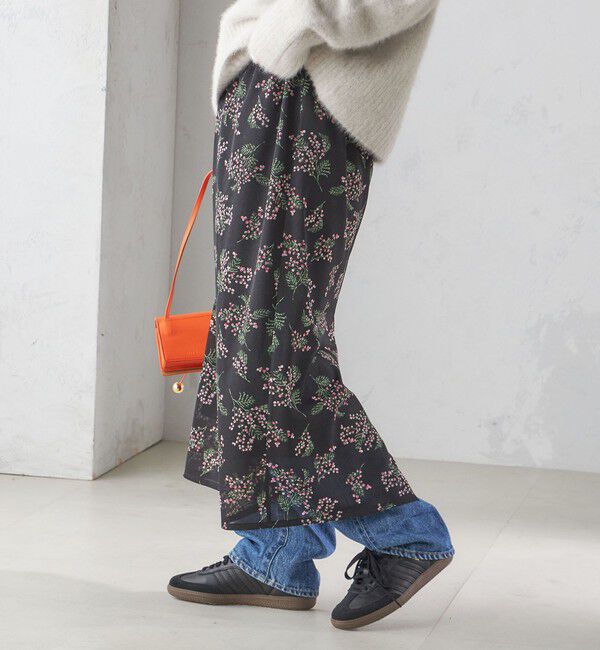 SHIPS for women「〈手洗い可能〉シアー レイヤード プリント スカート」|スカート|