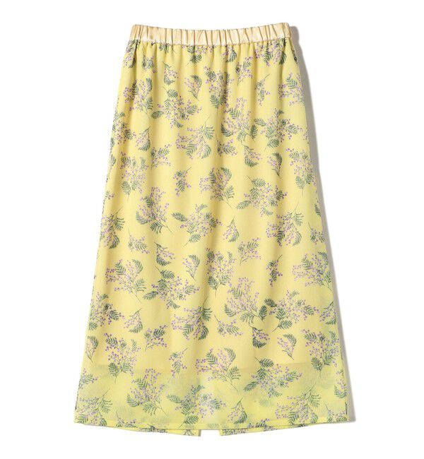 SHIPS for women「〈手洗い可能〉シアー レイヤード プリント スカート」|スカート|