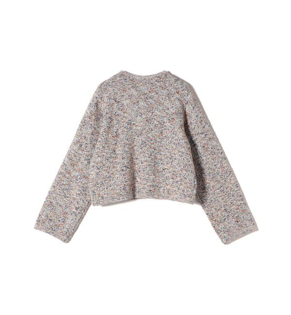 SHIPS for women「〈手洗い可能〉ミックス ツイード ショート ジャケット」|カーディガン|