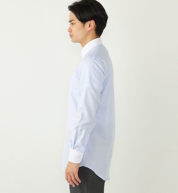 SHIPS Colors 「SHIPS Colors:イージーケア ドビー クレリック ワイドカラー シャツ」|シャツ・ブラウス|