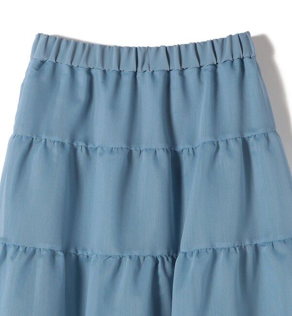 SHIPS for women「オーガンジー ティアード スカート」|スカート|
