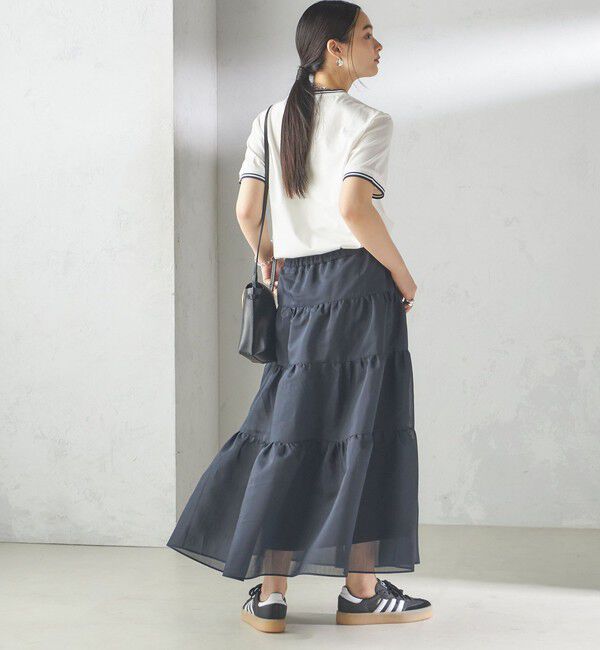 SHIPS for women「オーガンジー ティアード スカート」|スカート|