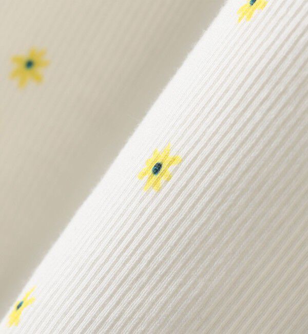 SHIPS KIDS「SHIPS KIDS:100～130cm / フラワー テキスタイル 半袖 TEE」|Tシャツ・カットソー|