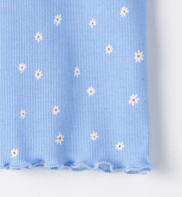 SHIPS KIDS「SHIPS KIDS:100～130cm / フラワー テキスタイル 半袖 TEE」|Tシャツ・カットソー|