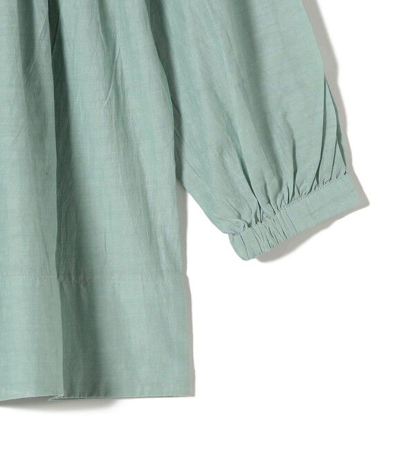 SHIPS Colors 「SHIPS Colors:〈手洗い可能〉キュプラ コットン シャーリング チュニック」|シャツ・ブラウス|