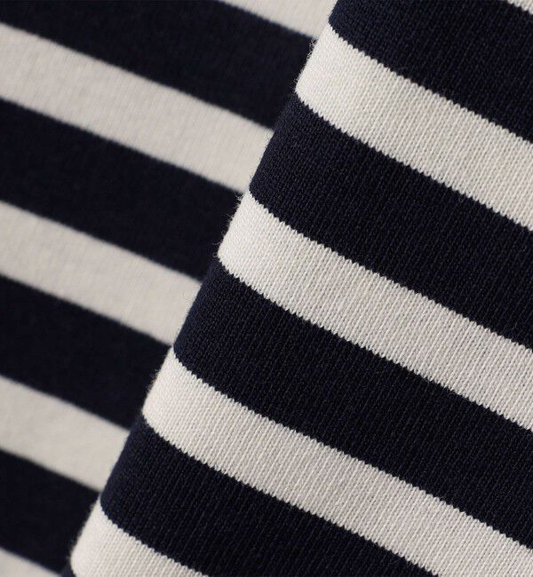 SHIPS for women「【SHIPS別注】SETTO:ボーダー ハーフ スリーブ」|Tシャツ・カットソー|