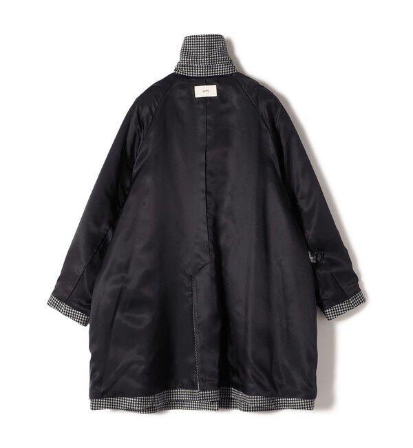 SHIPS for women「千鳥 / ソリッド ウール メルトン ステンカラー コート」|ステンカラーコート|