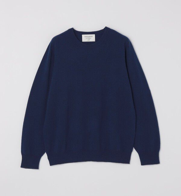 SHIPS「SHIPS: 〈手洗い可能〉12ゲージ ホールガーメント カシミヤ クルーネック」|ニット・セーター|