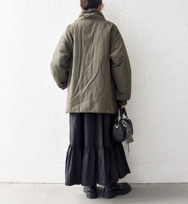 SHIPS any「【WEB限定】SHIPS any: 中綿 ダブル ジップ スタンド ブルゾン」|ブルゾン・スタジャン|