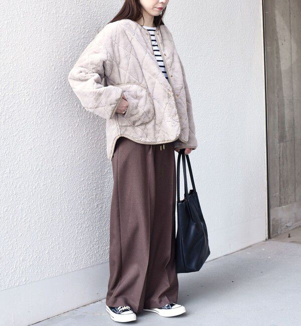 SHIPS Colors 「SHIPS Colors:リバーシブル キルティング コート◇」|ノーカラーコート|