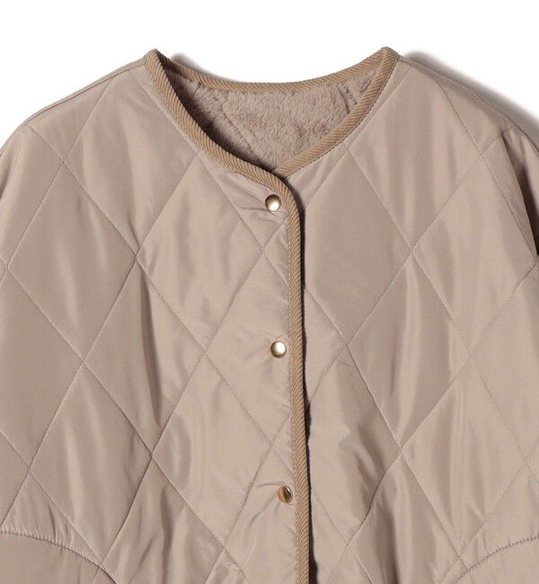 SHIPS Colors 「SHIPS Colors:リバーシブル キルティング コート◇」|ノーカラーコート|