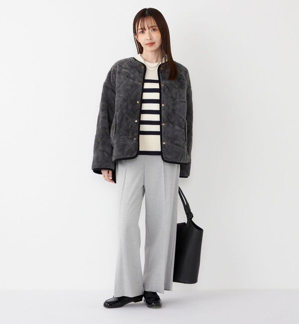 SHIPS Colors 「SHIPS Colors:リバーシブル キルティング コート◇」|ノーカラーコート|