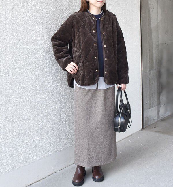 SHIPS Colors 「SHIPS Colors:リバーシブル キルティング コート◇」|ノーカラーコート|