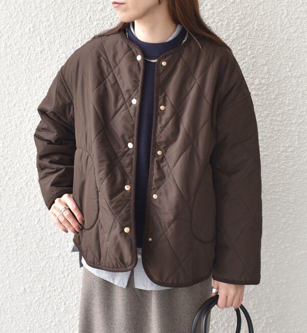 SHIPS Colors 「SHIPS Colors:リバーシブル キルティング コート◇」|ノーカラーコート|