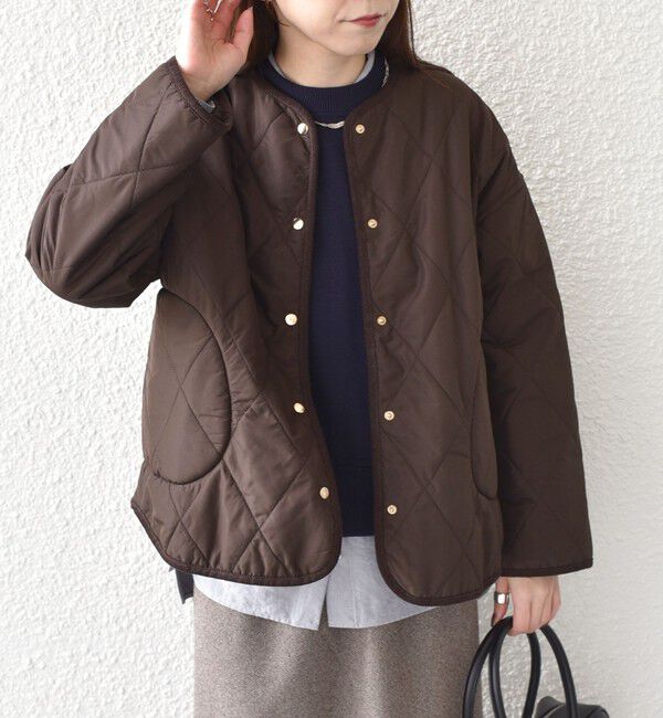 SHIPS Colors 「SHIPS Colors:リバーシブル キルティング コート◇」|ノーカラーコート|