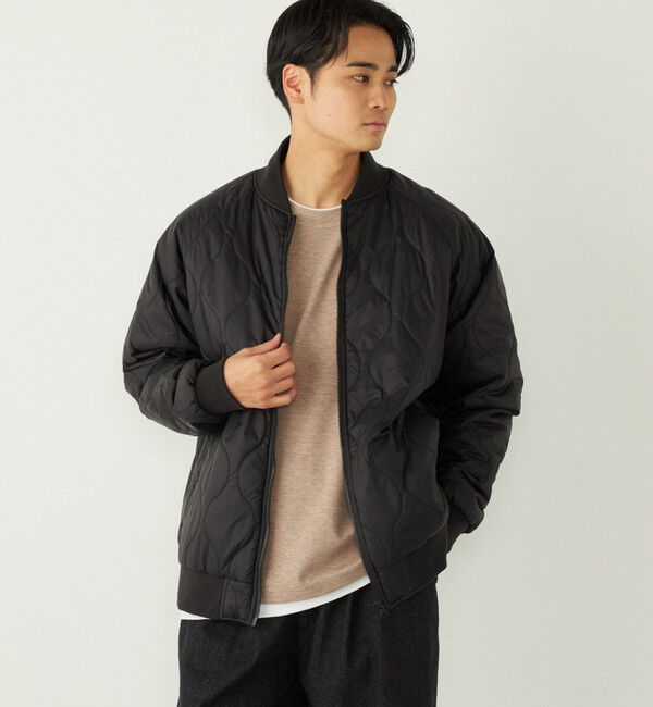SHIPS Colors 「SHIPS Colors:〈洗濯機可能〉キルティング ボマー ブルゾン」|ブルゾン・スタジャン|
