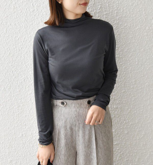 SHIPS Colors 「SHIPS Colors:〈手洗い可能〉セルロース ウール タートルネック インナー」|Tシャツ・カットソー|