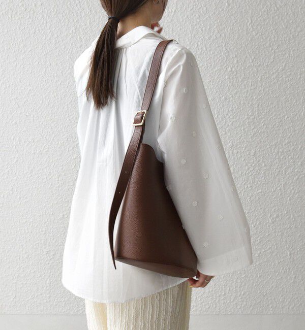 SHIPS any「SHIPS any:〈洗濯機可能〉フラワー モチーフ Aライン スキッパー シャツ ブラウス」|シャツ・ブラウス|