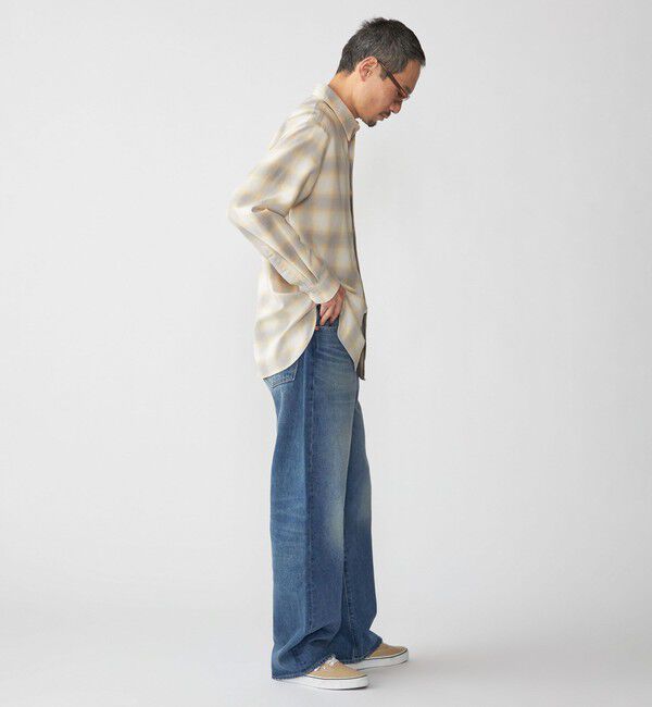 SHIPS「SHIPS: ミツマサ コットン ウール レギュラーカラー シャツ」|シャツ・ブラウス|