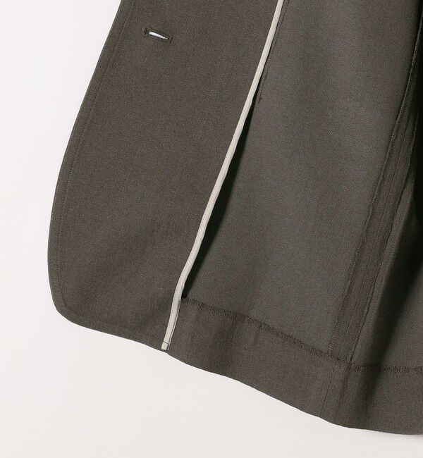 SHIPS any「《予約》SHIPS any: 〈手洗い可能〉リネンミックス テーラード ライト ジャケット」|テーラードジャケット|