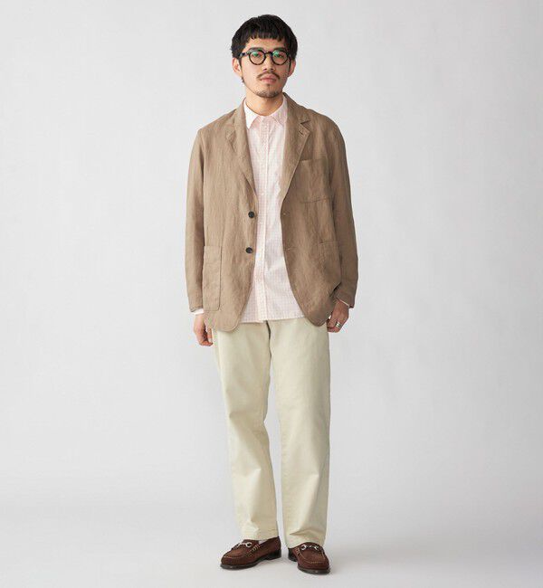 SHIPS「SHIPS: 〈洗濯機可能〉リネン ウォッシュド ジャケット」|テーラードジャケット|