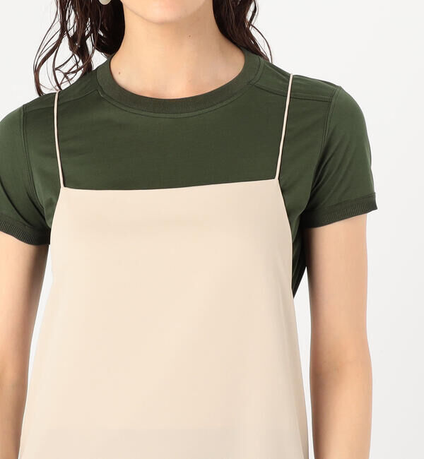 Ballsey「フリンジコンビ キャミソールワンピース」|ワンピース|