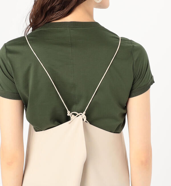 Ballsey「フリンジコンビ キャミソールワンピース」|ワンピース|