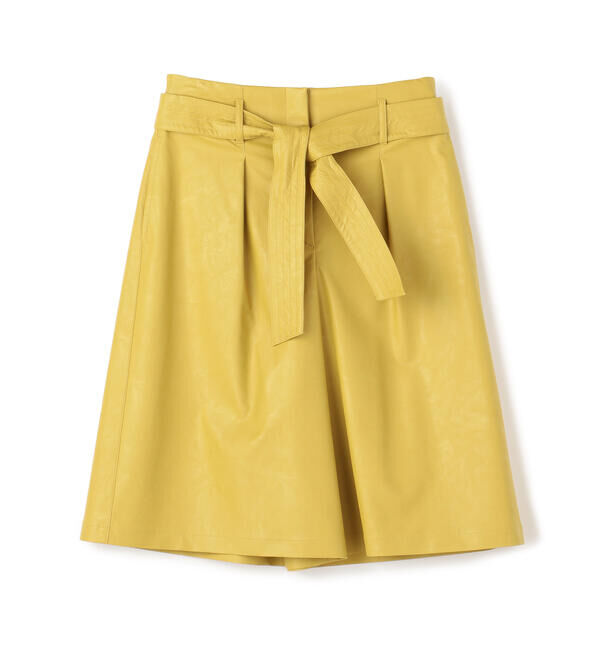 Ballsey「レザーライクウェットクロス ハイウエストハーフパンツ」|その他|