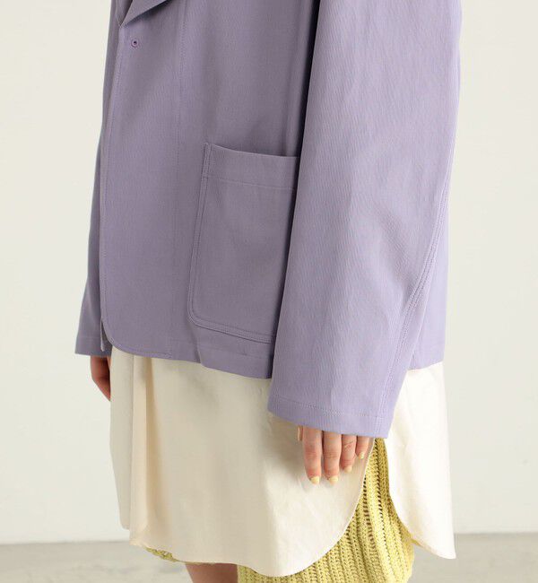BACCA「コットンピケ ワークジャケット」|テーラードジャケット|