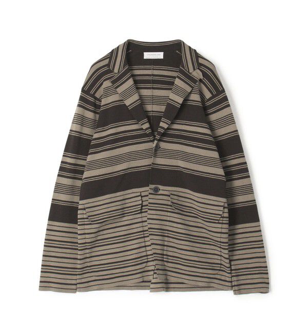 TOMORROWLAND MENS「コットンリネンミラノリブ ニットジャケット」|ニット・セーター|42 ブラウン系