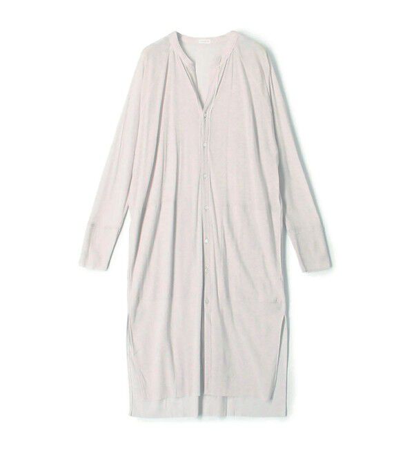 GALERIE VIE「ガーゼフライスジャージー ロングカーディガン」|カーディガン|13 ライトグレー