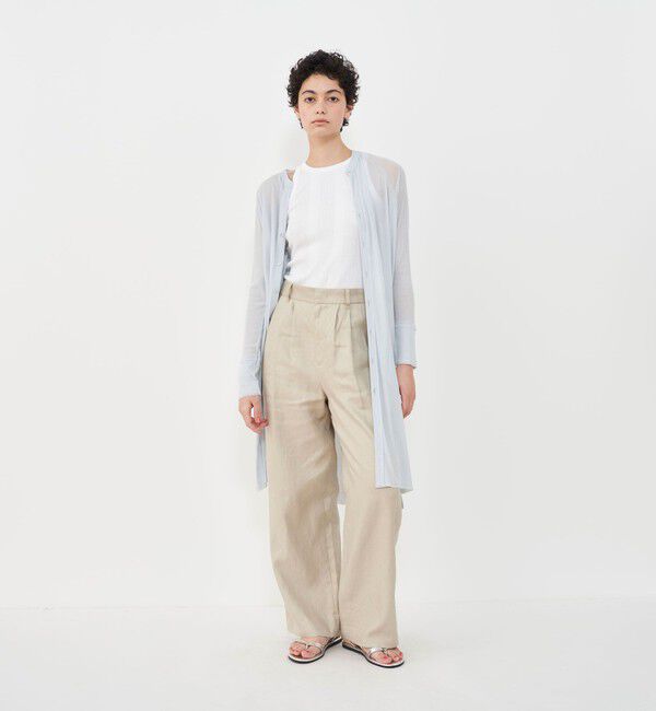 GALERIE VIE「ガーゼフライスジャージー ロングカーディガン」|カーディガン|