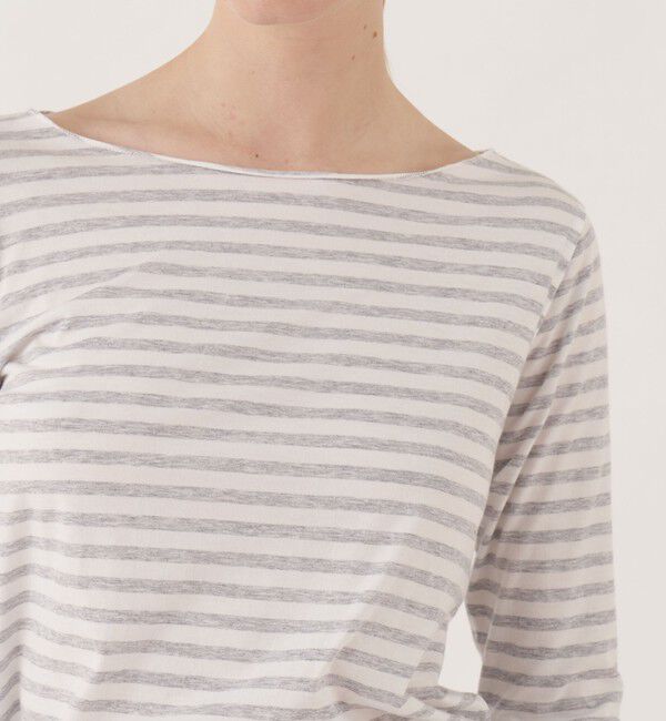 GALERIE VIE「スムージーコットン ボートネックプルオーバー」|Tシャツ・カットソー|