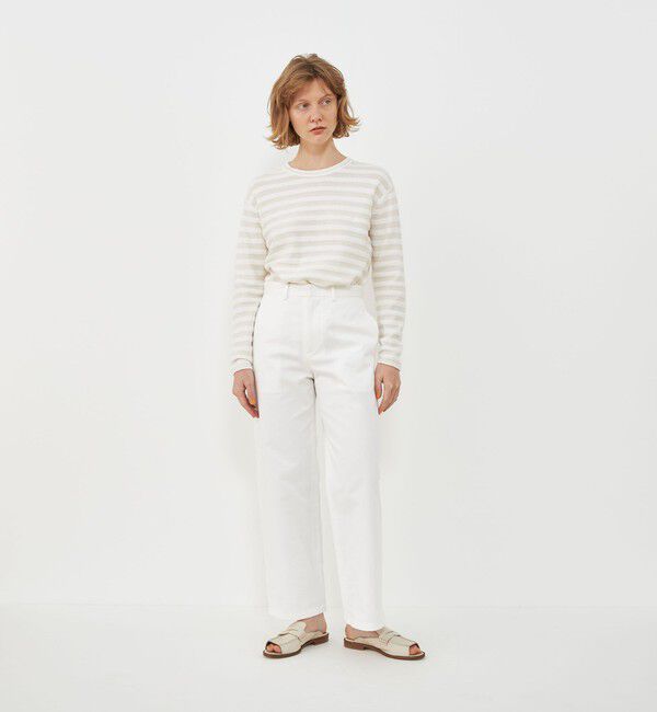 GALERIE VIE「ドライコットンチノ ストレートパンツ」|チノ|