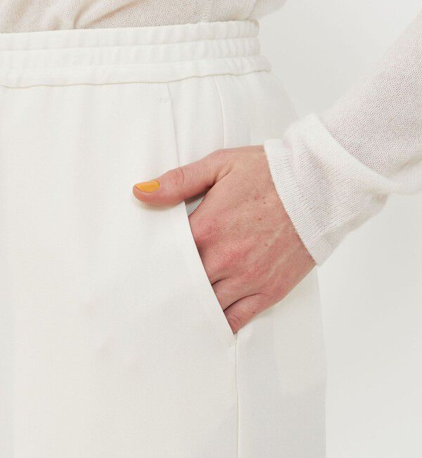 GALERIE VIE「バックサテンアムンゼン イージーストレートパンツ」|その他|