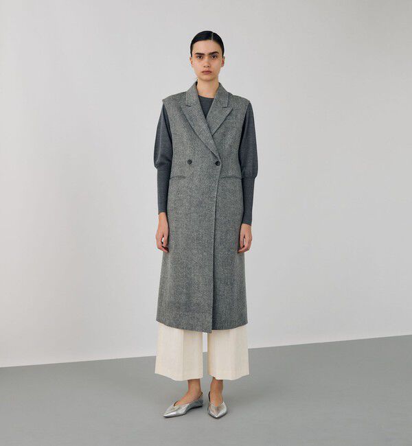 DES PRES「ライトダブルフェイスシャギー フレンチジレ」|ベスト・ジレ|