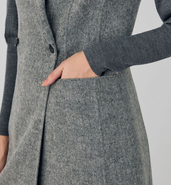 DES PRES「ライトダブルフェイスシャギー フレンチジレ」|ベスト・ジレ|