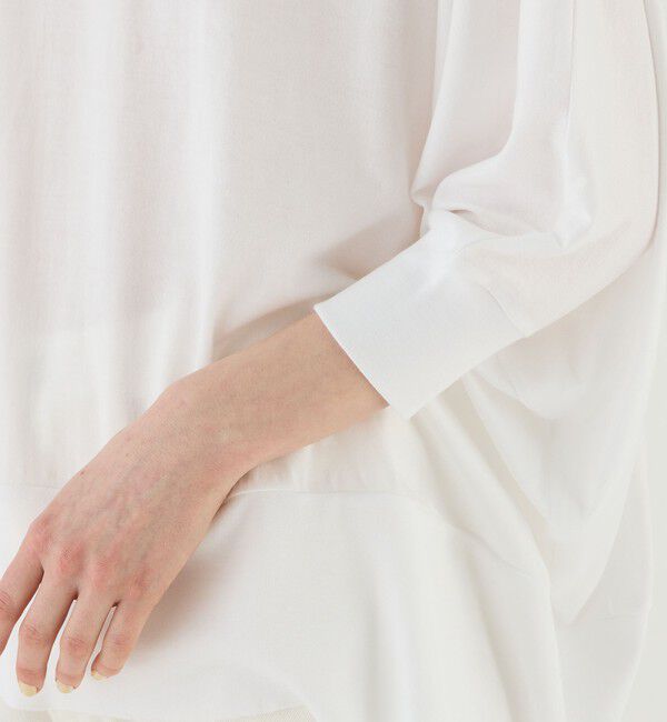 GALERIE VIE「パウダーコットン ワイドプルオーバー」|Tシャツ・カットソー|