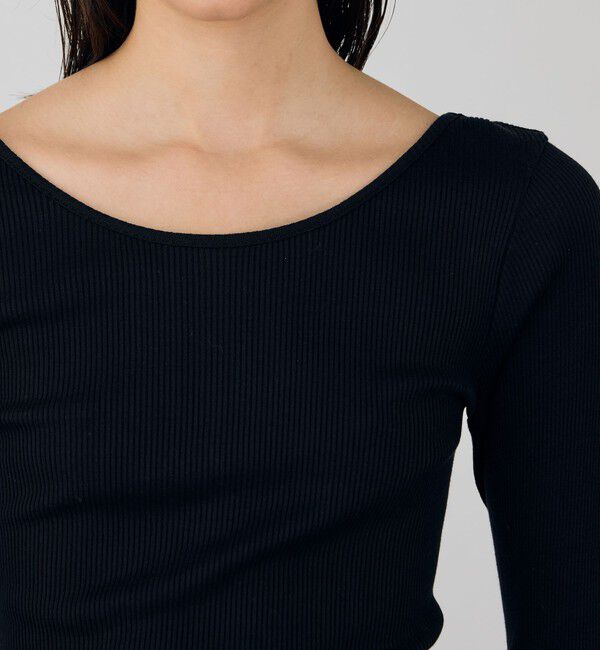 DES PRES「シルクコットンリブ ラウンドネックプルオーバー」|Tシャツ・カットソー|