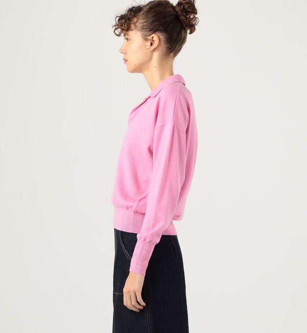 MACPHEE「コットンウール ポロプルオーバー」|ニット・セーター|