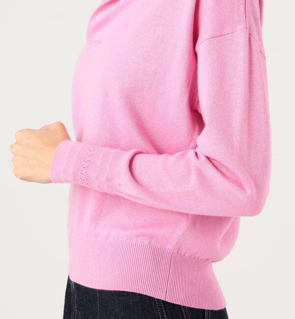 MACPHEE「コットンウール ポロプルオーバー」|ニット・セーター|