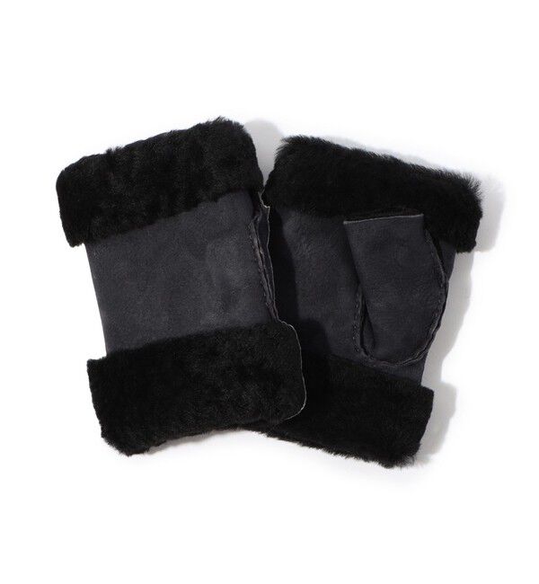 TOMORROWLAND GOODS「Milona Paris  ムートングローブ」|手袋|17 チャコールグレー