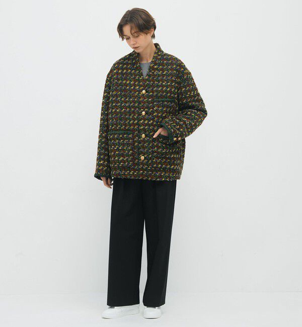 CABaN「CABaN LADY JANE ノーカラージャケット」|ノーカラージャケット|